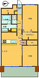 高松市 天神前 (瓦町駅) 3階 2LDK