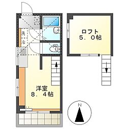 高知市桟橋通1 1Rロフト 4F(減額CP・ペット可）