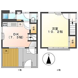 高知市愛宕町4　戸建　1DK（猫2匹相談可・P1台込近隣）