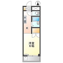 高知市愛宕町4 1DK 2F(敷礼0円・ネット無料)