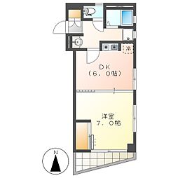 高知市愛宕山 1DK 2F(敷金0円・ネット無料)