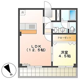 高知市朝倉丙 1LDK 5F(敷礼0円・ネット無料)