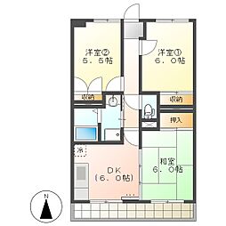 高知市横浜東町　3DK　4F（ペット相談可2匹迄・最上階）