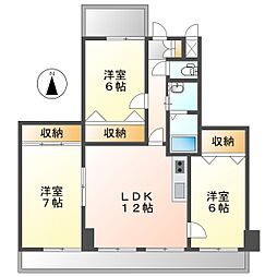 高知市中万々 3LDK 4F(初期費用減額CP)