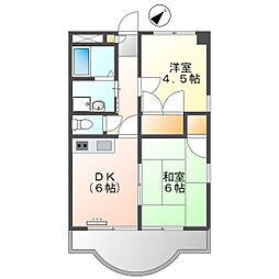 高知市桟橋通1 2DK 6F(初期費用減額CP)