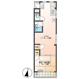 高知市大川筋2　1LDK　4F（仲介手数料50％割引etc）