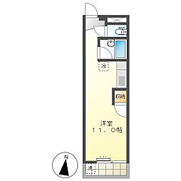 高知市大川筋2　1R　5F（入居月家賃無料・手数料割引有）