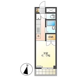 高知市新屋敷1　1K　2F（敷0礼0・エレベーター・南向）