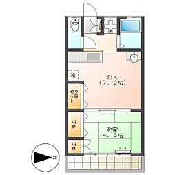 高知市日の出町　1DK　3F（最上階・コンビニ徒歩2分）
