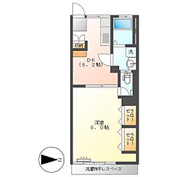 高知市日の出町　1DK　1F（コンビニ徒歩2分・東向）