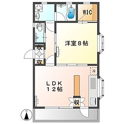 高知市神田 1LDK 2F(初期費用減額CP)