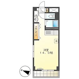 高知市神田　1R　2F（角部屋・西向・P有要確認）