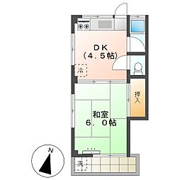 高知市神田　1DK　3F（高齢者＆福祉相談・スーパー目の前）