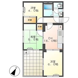 高知市万々　3DK　2F（自然豊かな暮らし・P有）