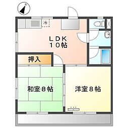 高知市朝倉西町 2LDK 2F(初期費用減額CP)