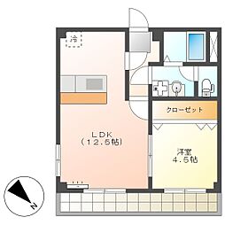 高知市朝倉丙　1LDK　7F（割引対象・無料ネット・単身用）