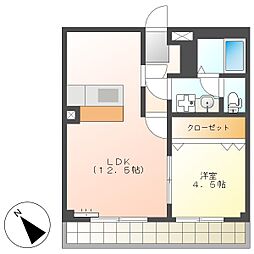 高知市朝倉丙　1LDK　8F(割引CP・無料ネット・P有)