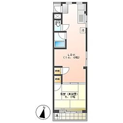 高知市大川筋2　1LDK　4F（仲介手数料50％割引etc）