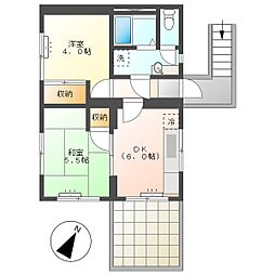 高知市万々　2DK　5F（温泉水・P2台可・季節感じる物件）