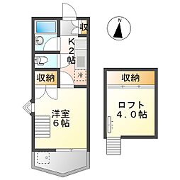 高知市新田町 1KＳ 最上階(初期費用減額CP)