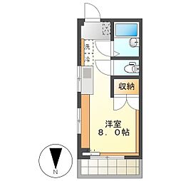高知市桟橋通1　1R　3F（割引CP・猫可・無料ネット）