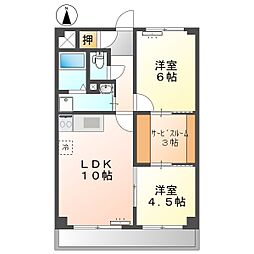 高知市中万々 2SLDK 最上階(初期費用減額CP)