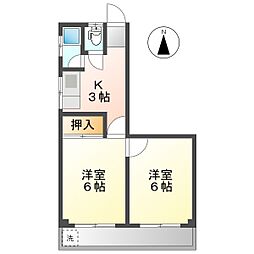 高知市鴨部 2K 2F(初期費用減額CP)