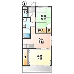 高知市石立町 2DK 2F(初期費用減額CP)