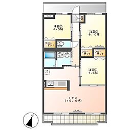 高知市中秦泉寺　3LDK　3F（割引CP・最上階・P有）