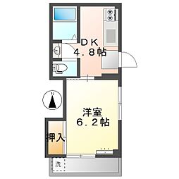 高知市大川筋 1DK 1F(初期費用減額CP)