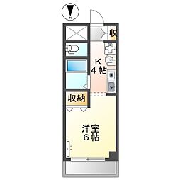 高知市北新田町 1K 5F(初期費用減額CP)
