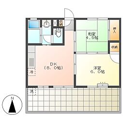 高知市東石立町　2DK　4F（猫2匹可・無料ネット・Ｐ有）