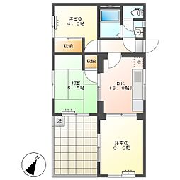 高知市万々　3DK　2F（割引CP・P1台込2台目相談可）