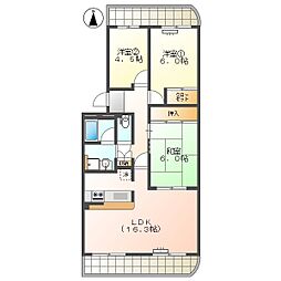 高知市城山町　3LDK　3F（割引CP・最上階・P有・南向）