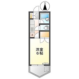 高知市新田町　1K　7F（仲介手数料0円・無料ネット・南向)