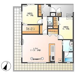 高知市神田　2LDK　3F（新築・無料ネット・P2台・西角）