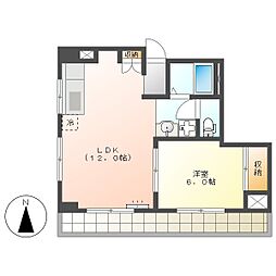 高知市与力町　1LDK　5F（ペット相談・角部屋・南向）