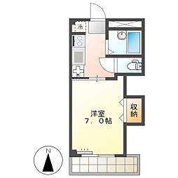 高知市東石立町　1K　3F（最上階・無料ネット・電停徒歩圏)