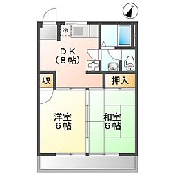 高知市桟橋通4 2DK 4F(初期費用減額CP)