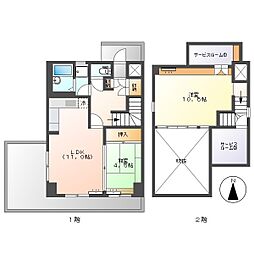 高知市永国寺町　2LDKS　7F（初期費用減額キャンペーン）