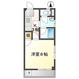 高知市朝倉西町 1K 最上階(初期費用減額CP)