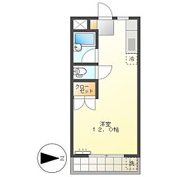 高知市朝倉南町　1R　2F（無料ネット・東向・割引CP）