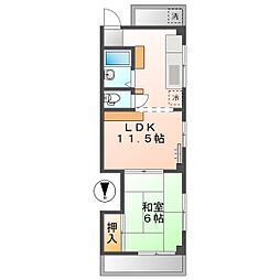 高知市桟橋通 1LDK 3F(初期費用減額CP)