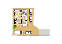 松山市南吉田町 一戸建 空港の風A棟