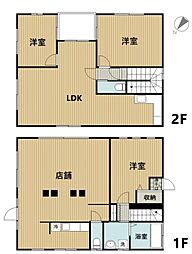 西条市小松町大頭 一戸建 小松町　店舗・住宅　1350万円