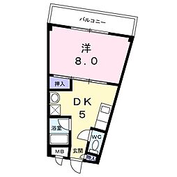 高知市大津乙 賃貸マンション 1DK