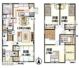 松山市来住町 一戸建 Ｂ号棟