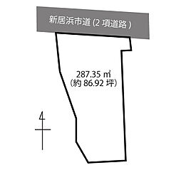 新居浜市本郷 本郷二丁目売り土地