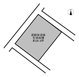 松山市立花4丁目の土地