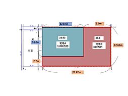 山形市江俣1丁目の土地